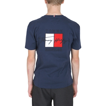 Tommy Hilfiger Boys T-shirt Signature 06115 Twilight Navy